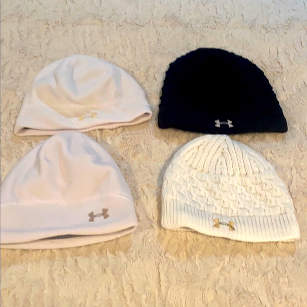 Under Armour woman’s beanie hats.